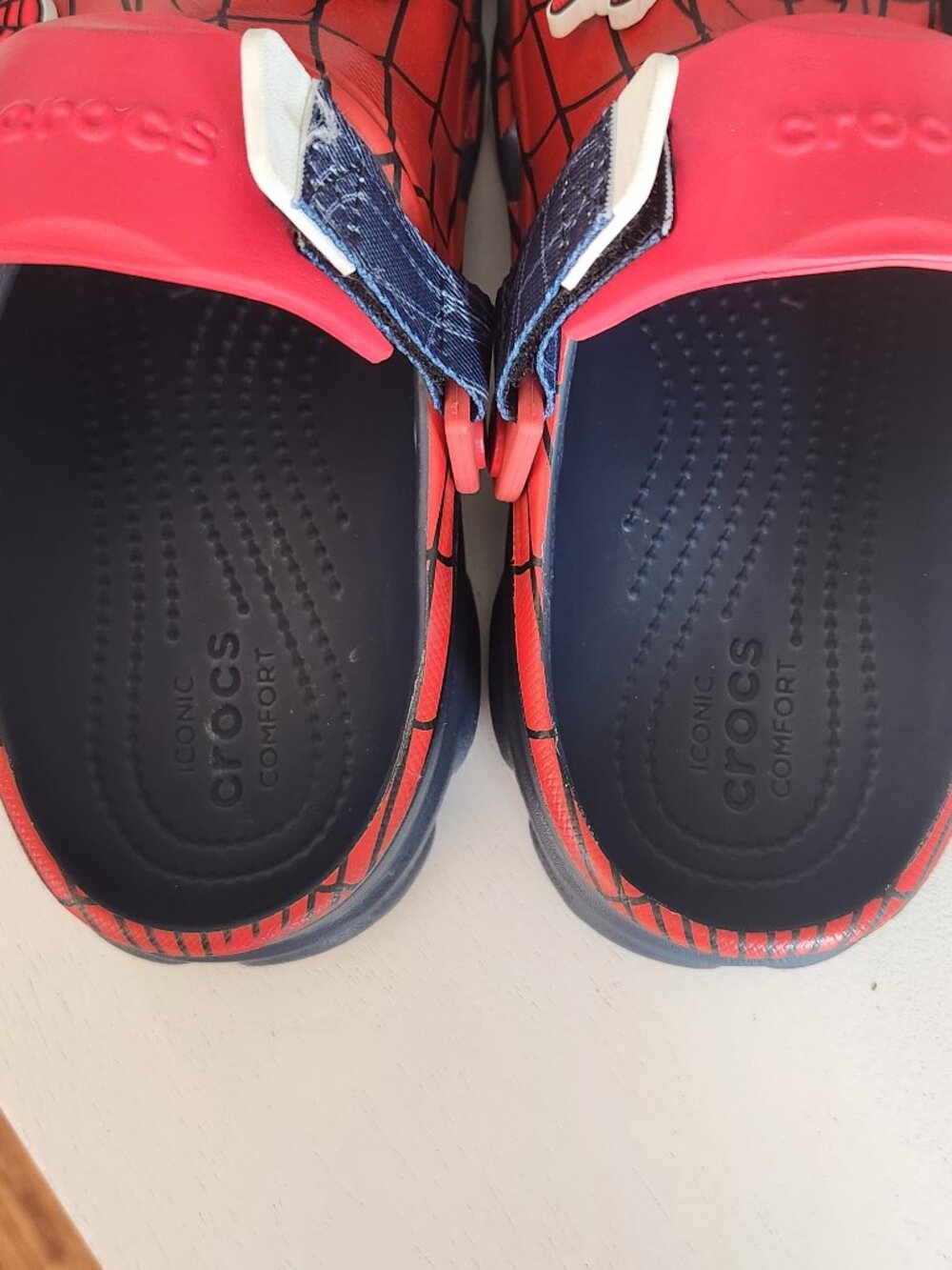 Crocs Marvel x Spider-Man All-Terrain Clogs | Men's 7, Women's 9 - Picture 2 of 7